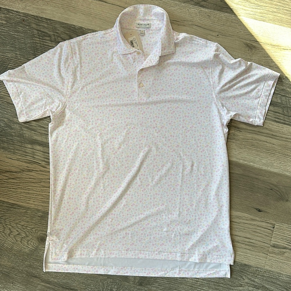 Peter Millar Light Pink Polo Shirt